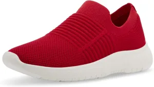 Blondo Women's Karen Sneaker, Red Knit, 5.5