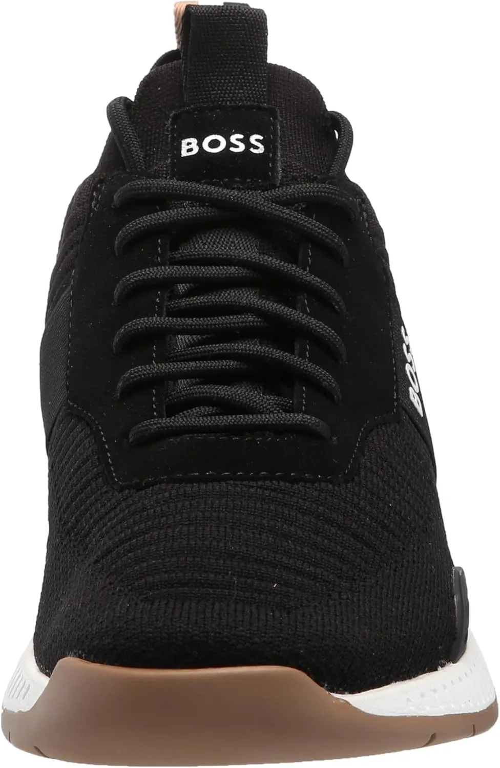 BOSS Men's Structured Knit Sock Running Sneaker