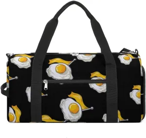 Breakfast Ball Classic Midwestern Sports Gym Bag for Men Women Travel Duffel Bag with Shoulder Strap