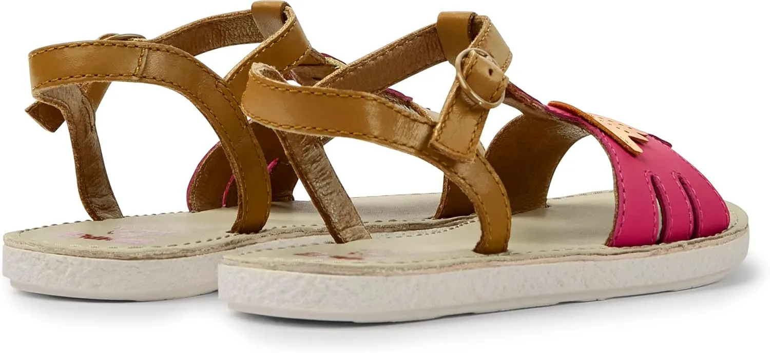 Camper Girl's T-Bar Flat Sandal