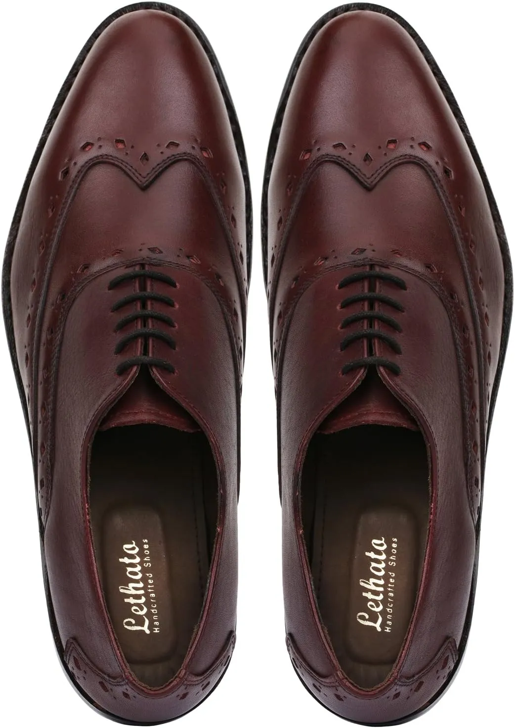 Captoe Oxford Goodyear Welted Formal Handmade Leather Dress Shoes