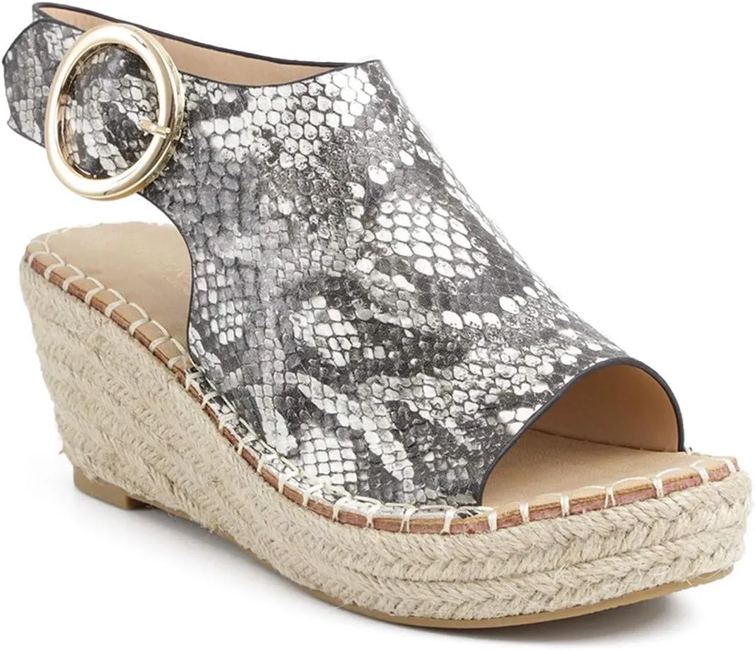 Catherine Malandrino Womens Cirkly Espadrille Wedge Sandal