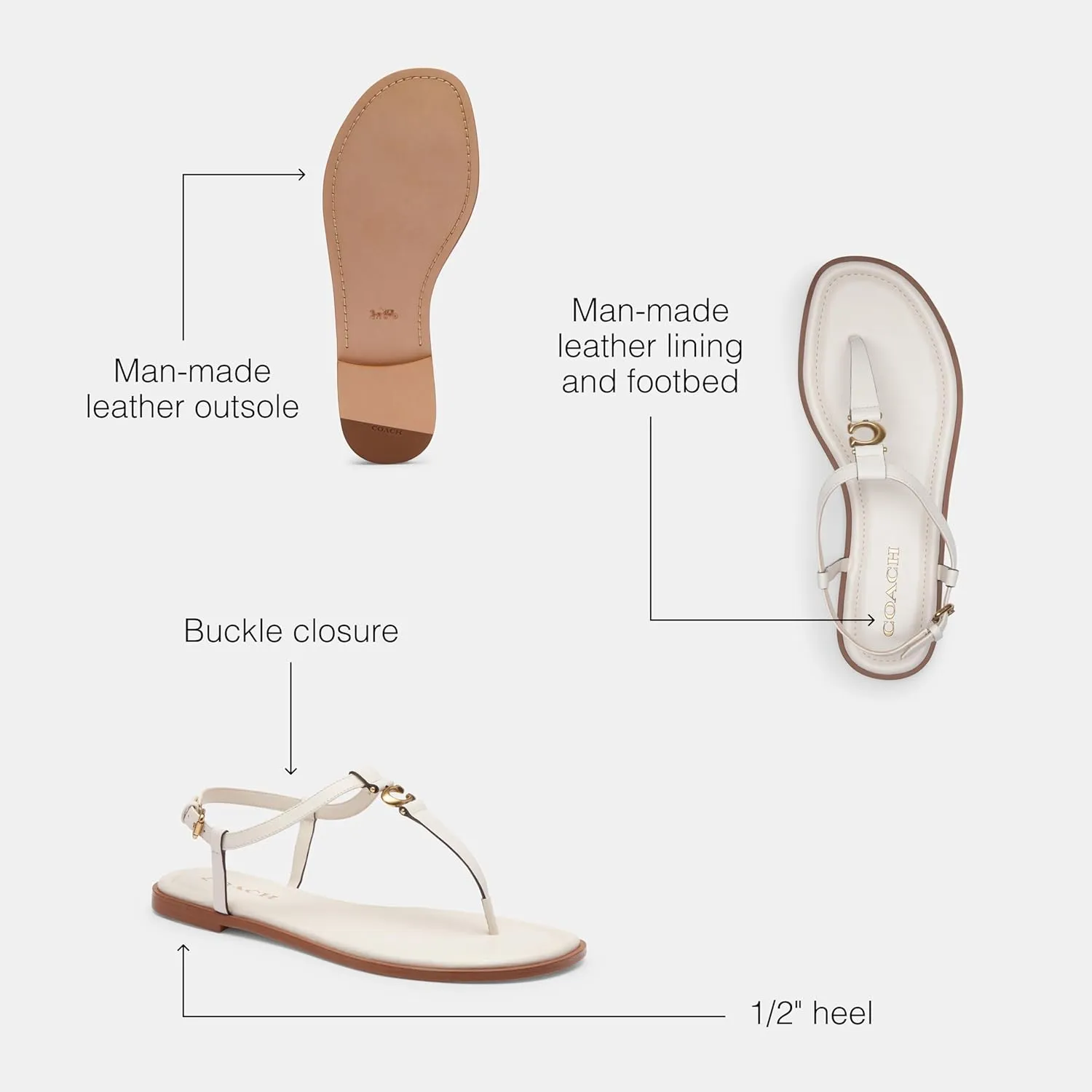 Coach Women's Jessica Thong Sandal
