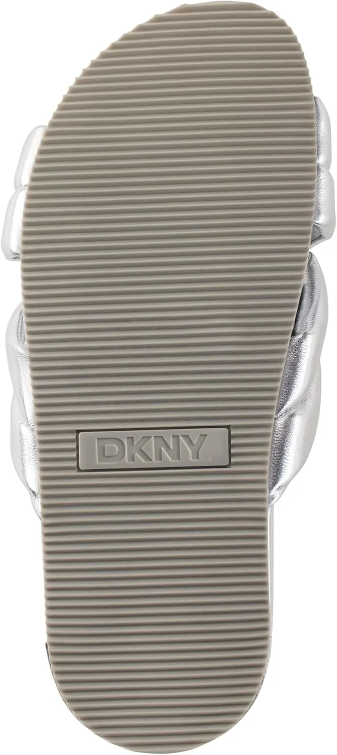 DKNY Women's Indra Criss Cross Flat Sandal