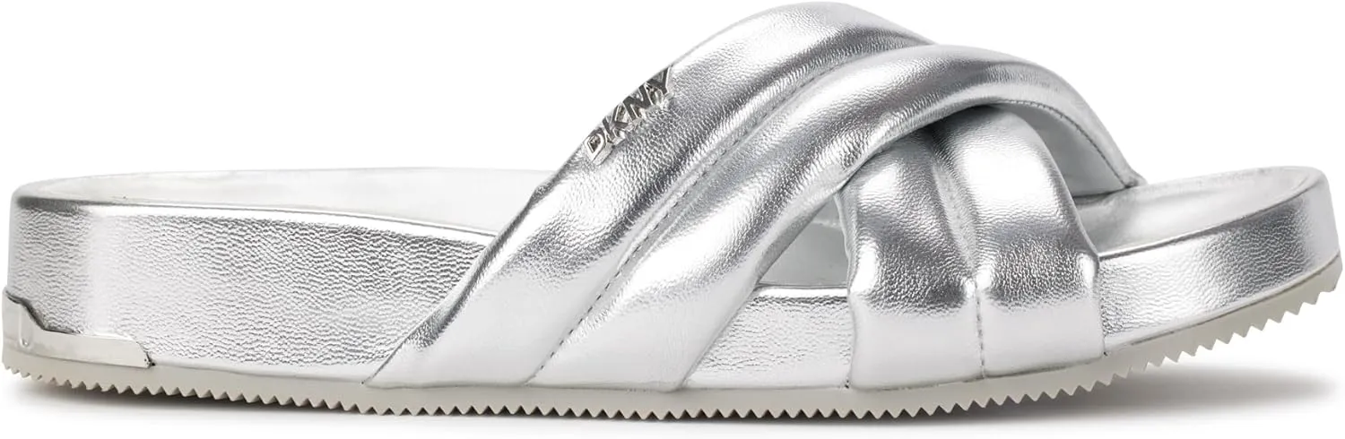 DKNY Women's Indra Criss Cross Flat Sandal