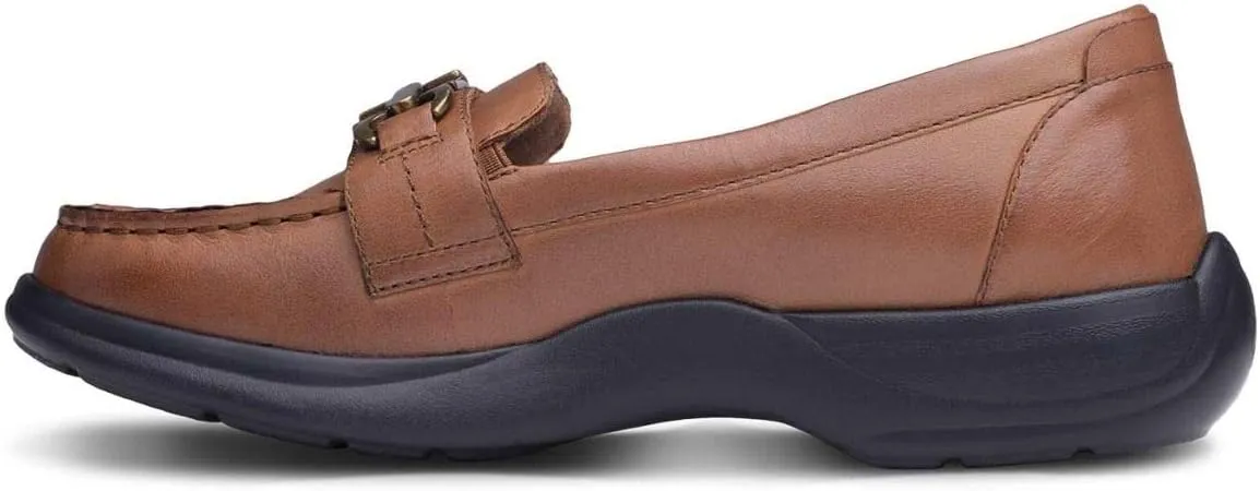 Dr. Comfort Mallory Diabetic Dress Shoes-Easy Off Leather Slip On Diabetic Shoes for Women with Micro-Suede Lining