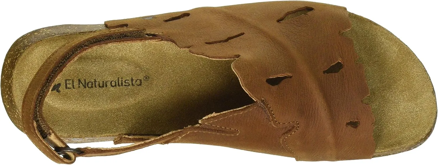 El Naturalista Women's Back Buckle. Sandal