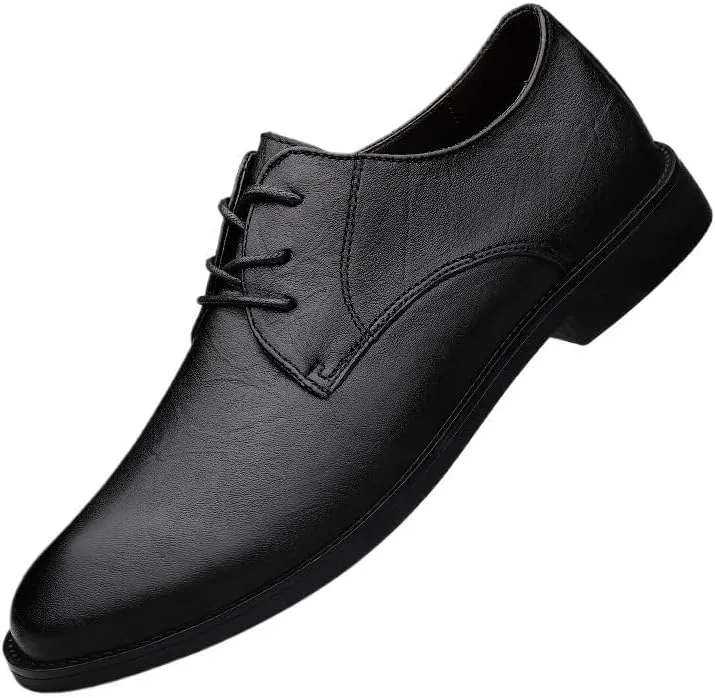 Fashionable Men Casual Lace-up Flats Classic Vintage Brogue Dress Oxford Shoes Low Top Non Slip Loafers