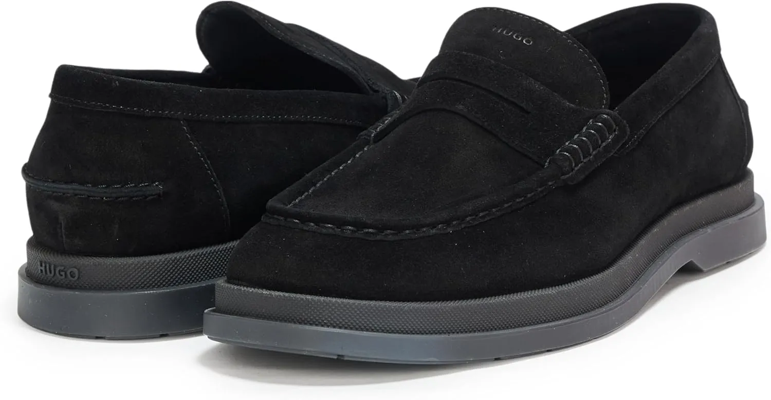 HUGO Men's Chaol Suede Moccasin Loafer