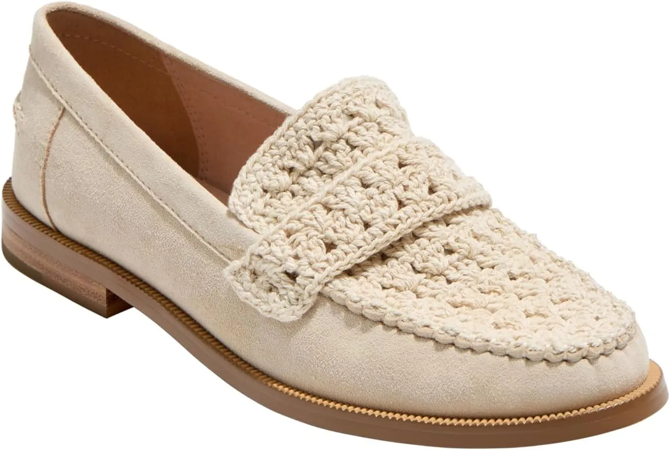 Jack Rogers Women's Dale Loafer-Crochet/Suede