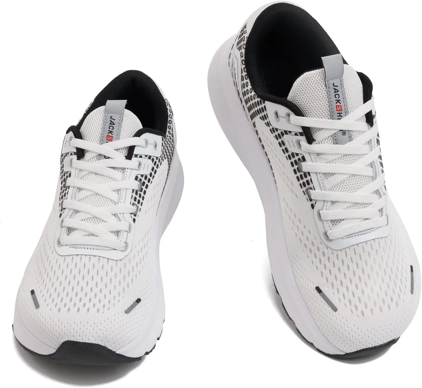 JACKSHIBO Wide Toe Box Shoes Women Arch Support Wide Sneakers for Running Walking Athletic Tennis Orthopedic Plantar Fasciitis Workout with Thick Cushion Zero Drop Sole Width Shoes