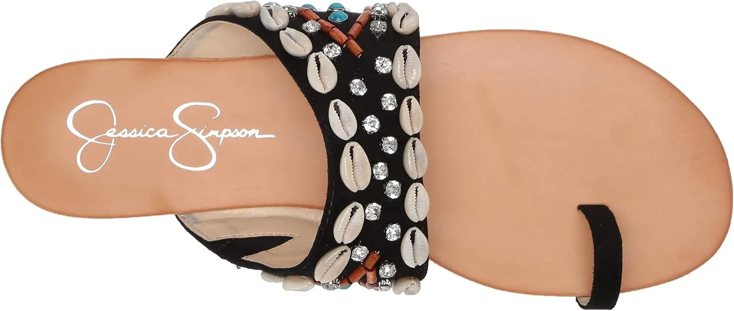 Jessica Simpson Women's Abira Slide Sandal Flat