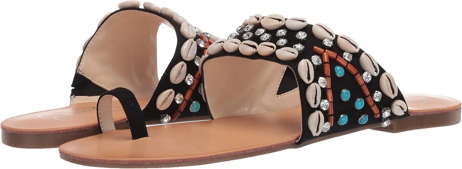 Jessica Simpson Women's Abira Slide Sandal Flat