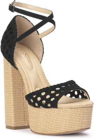 Jessica Simpson Womens Aditi Platform Open Toe Platform Heels