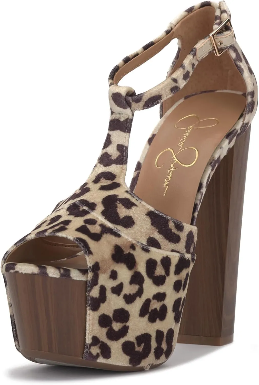 Jessica Simpson Womens Dany 3 Floral Heeled Platform Sandals