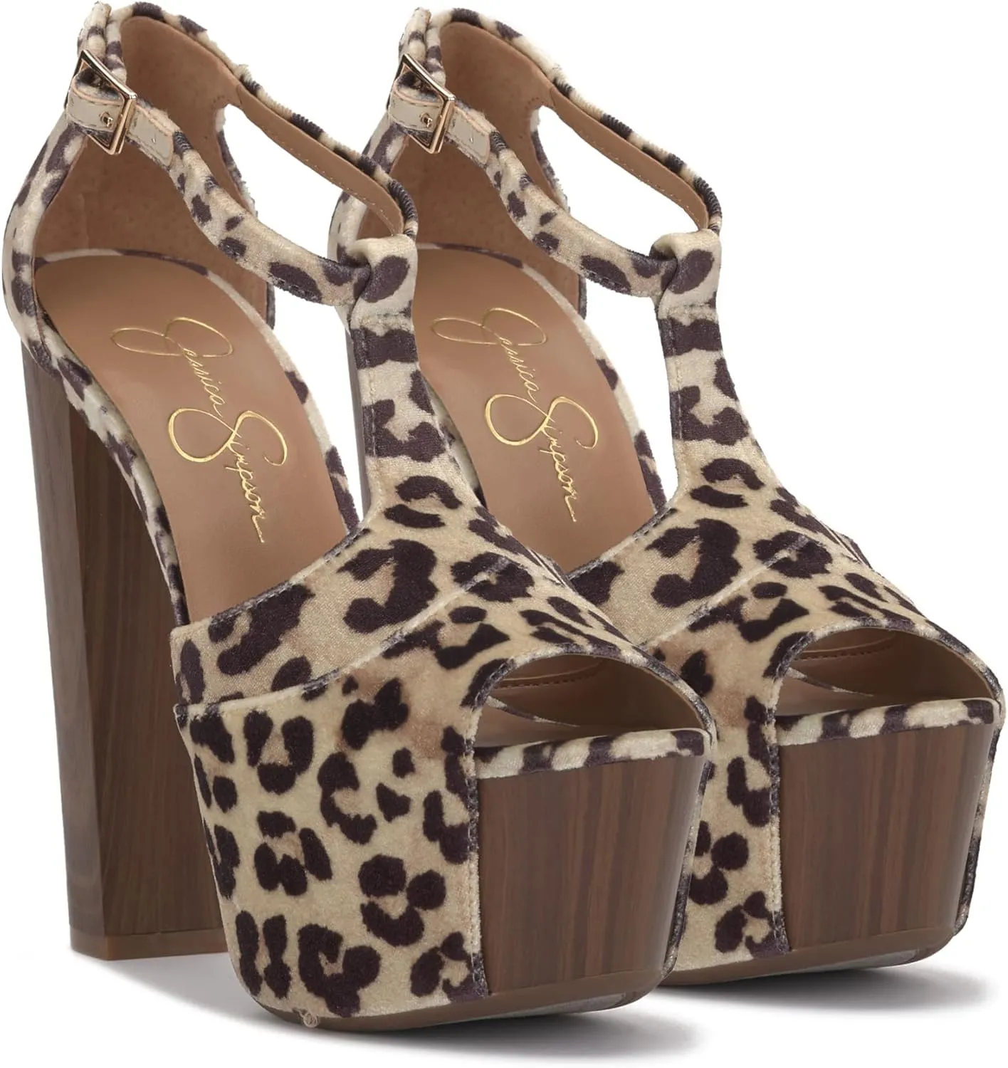 Jessica Simpson Womens Dany 3 Floral Heeled Platform Sandals