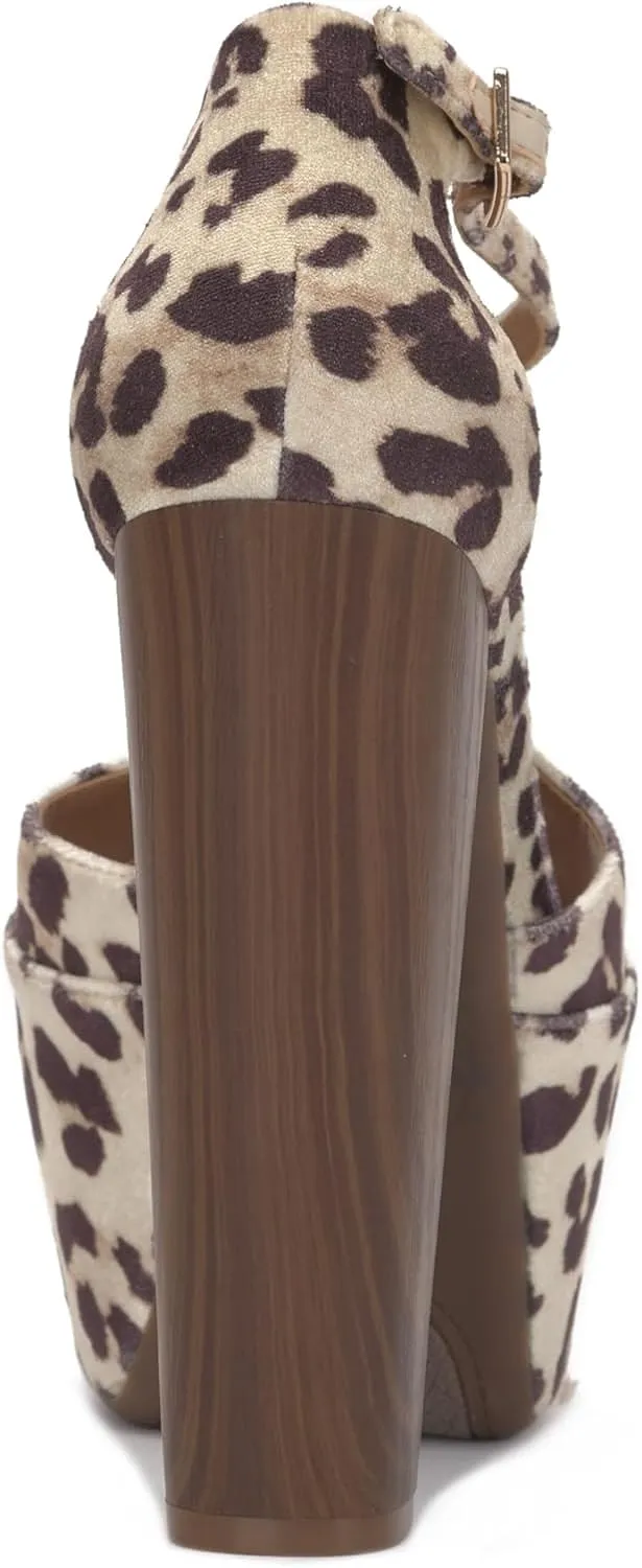 Jessica Simpson Womens Dany 3 Floral Heeled Platform Sandals