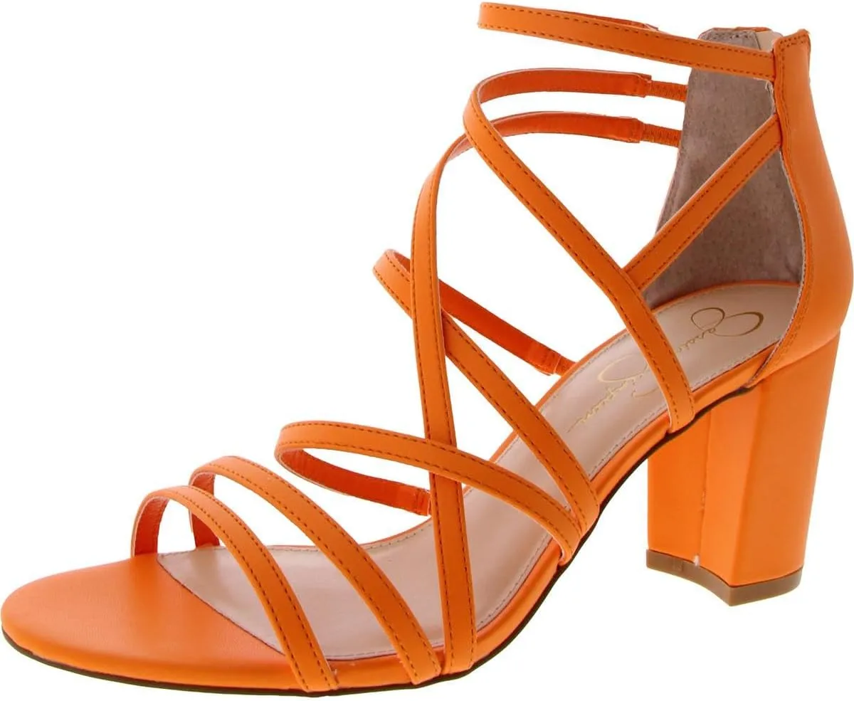 Jessica Simpson Women's Stassey Strappy Block Heel Sandal Heeled