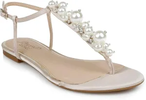 Jewel Badgley Mischka Larissa Flat Sandal