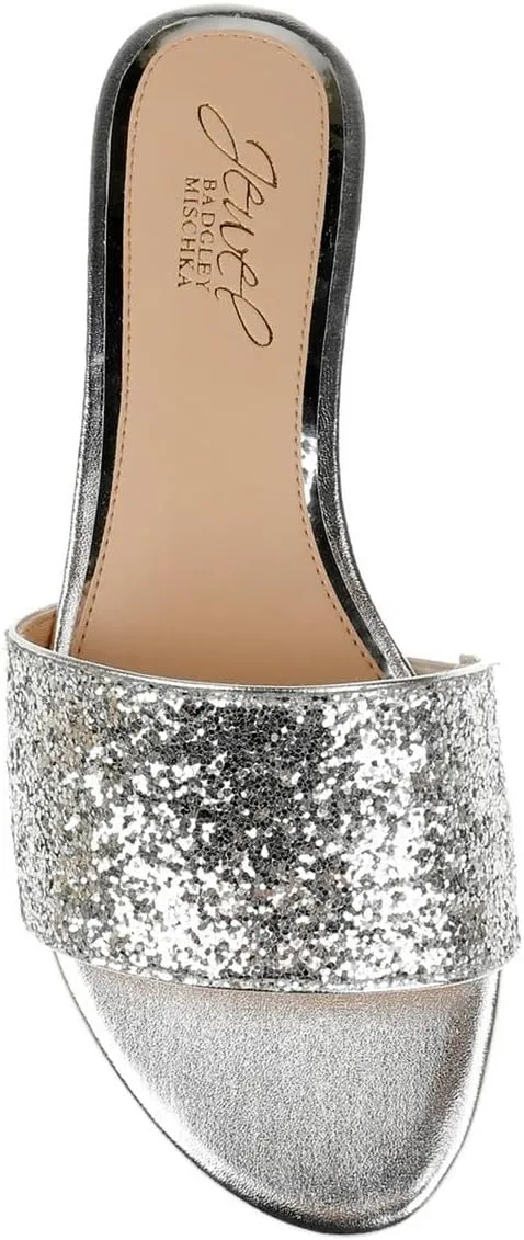 Jewel Badgley Mischka Women's Dillian Flat Sandal
