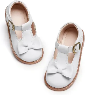 Kiderence Toddler Girls Mary Jane Dress Shoes Little Girls School Oxford Flats