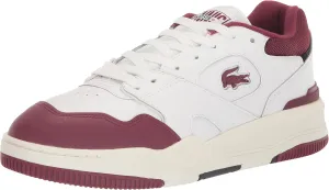 Lacoste Men's Lineshot Mesh Collar Leather Sneaker