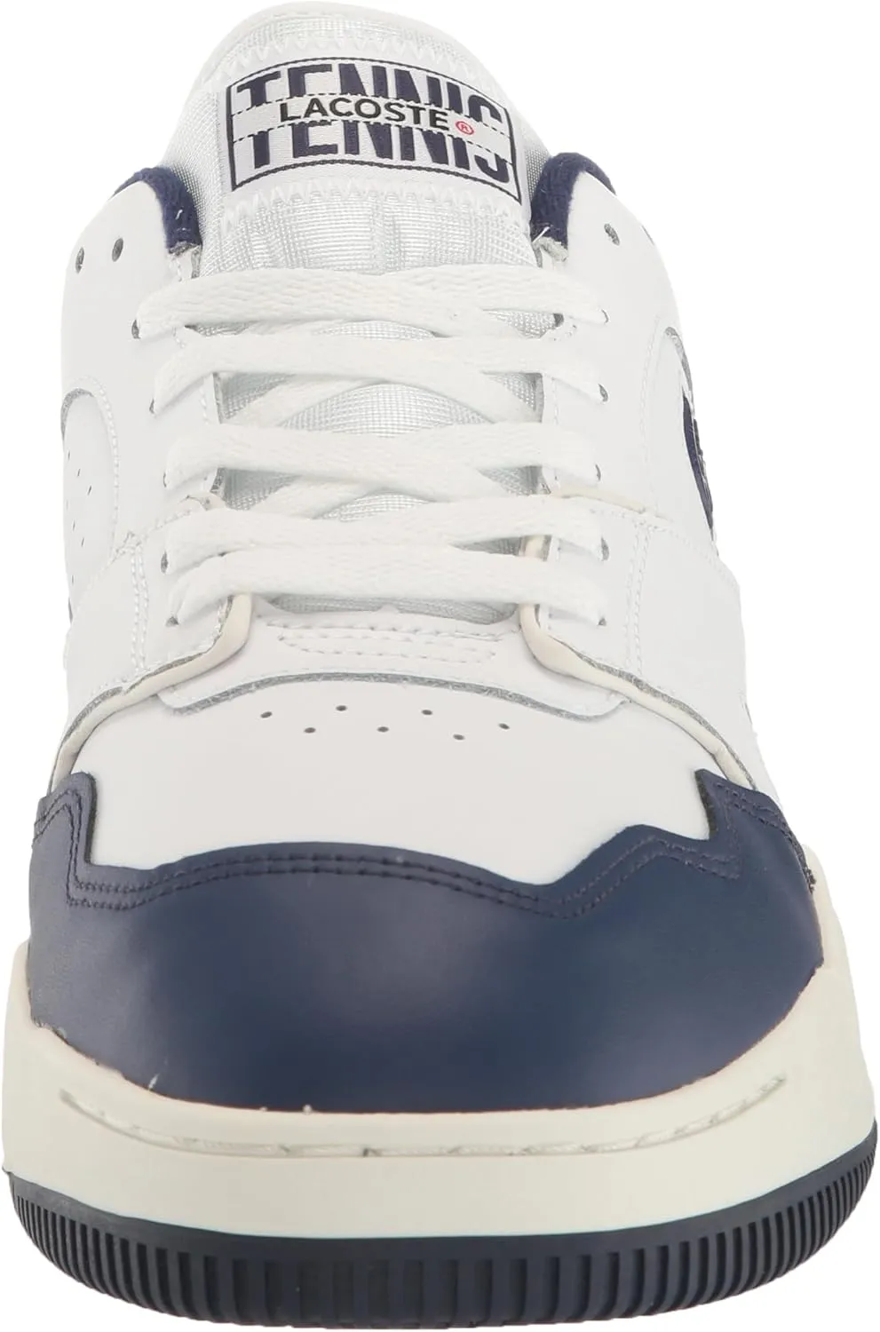 Lacoste Men's Lineshot Mesh Collar Leather Sneaker