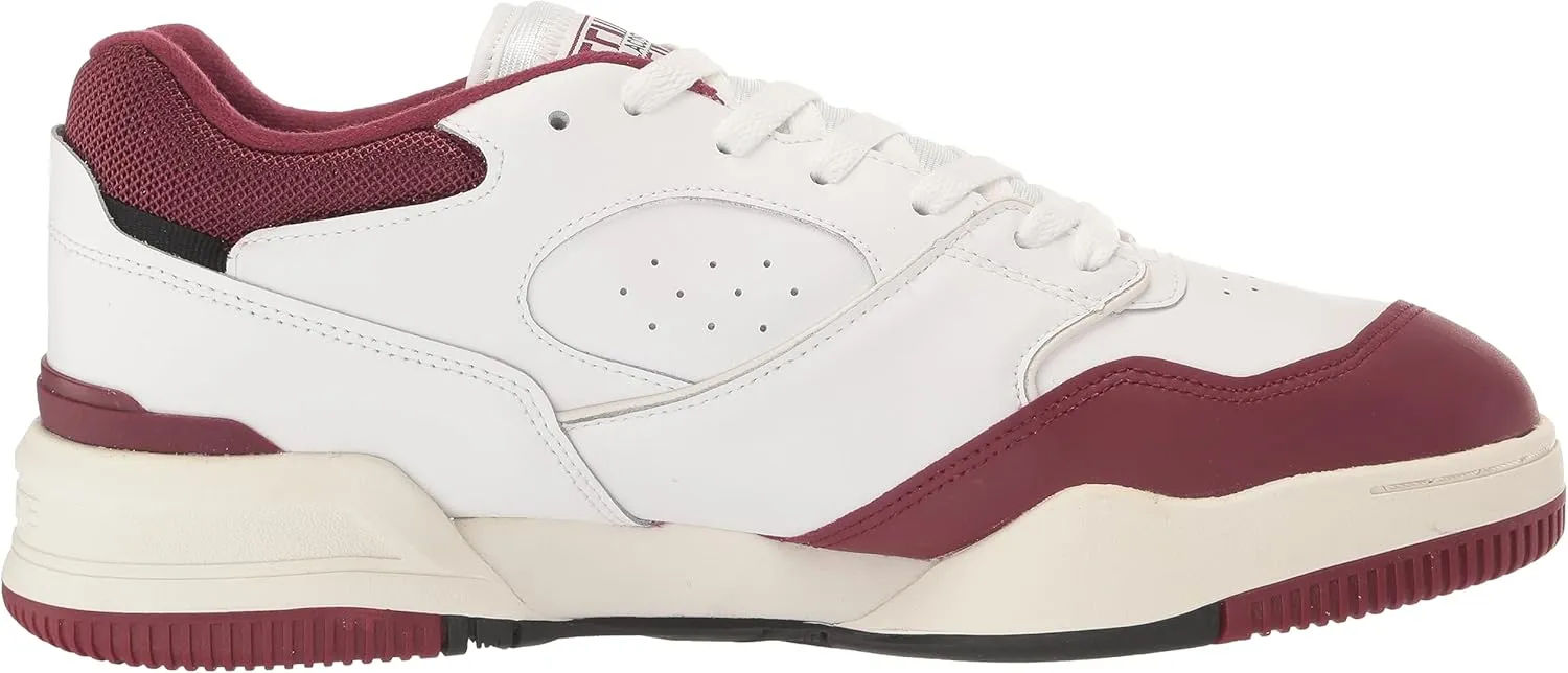 Lacoste Men's Lineshot Mesh Collar Leather Sneaker