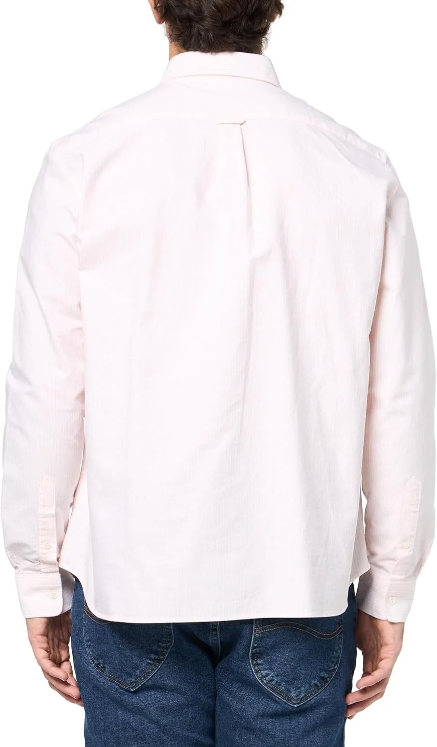 Lacoste Men's Striped Oxford Cotton Shirt with Pocket