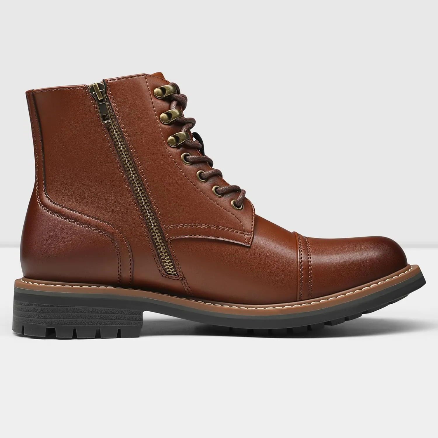 Leather Oxford Dress Boots For Men