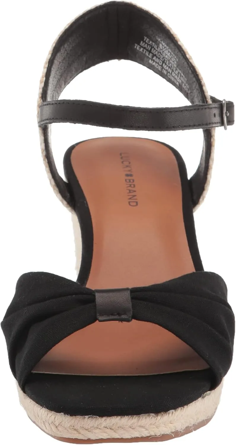 Lucky Brand Women's Macrimay Espadrille Wedge Sandal