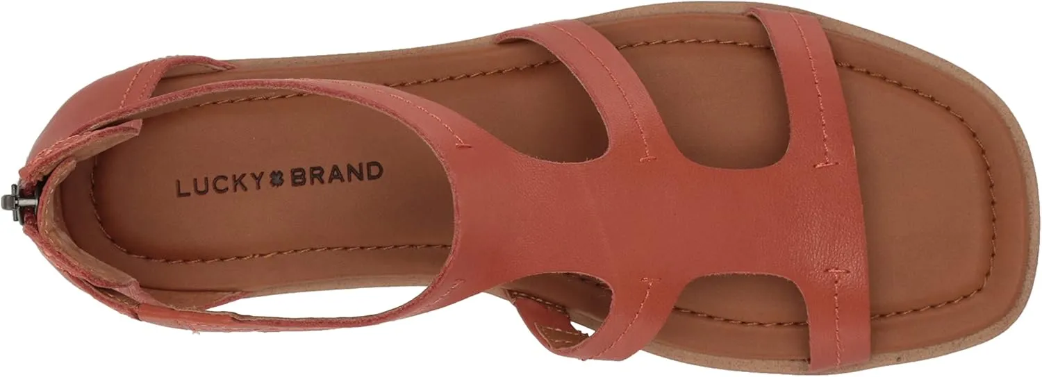 Lucky Brand Women's Nayda Caged Sandal Flat
