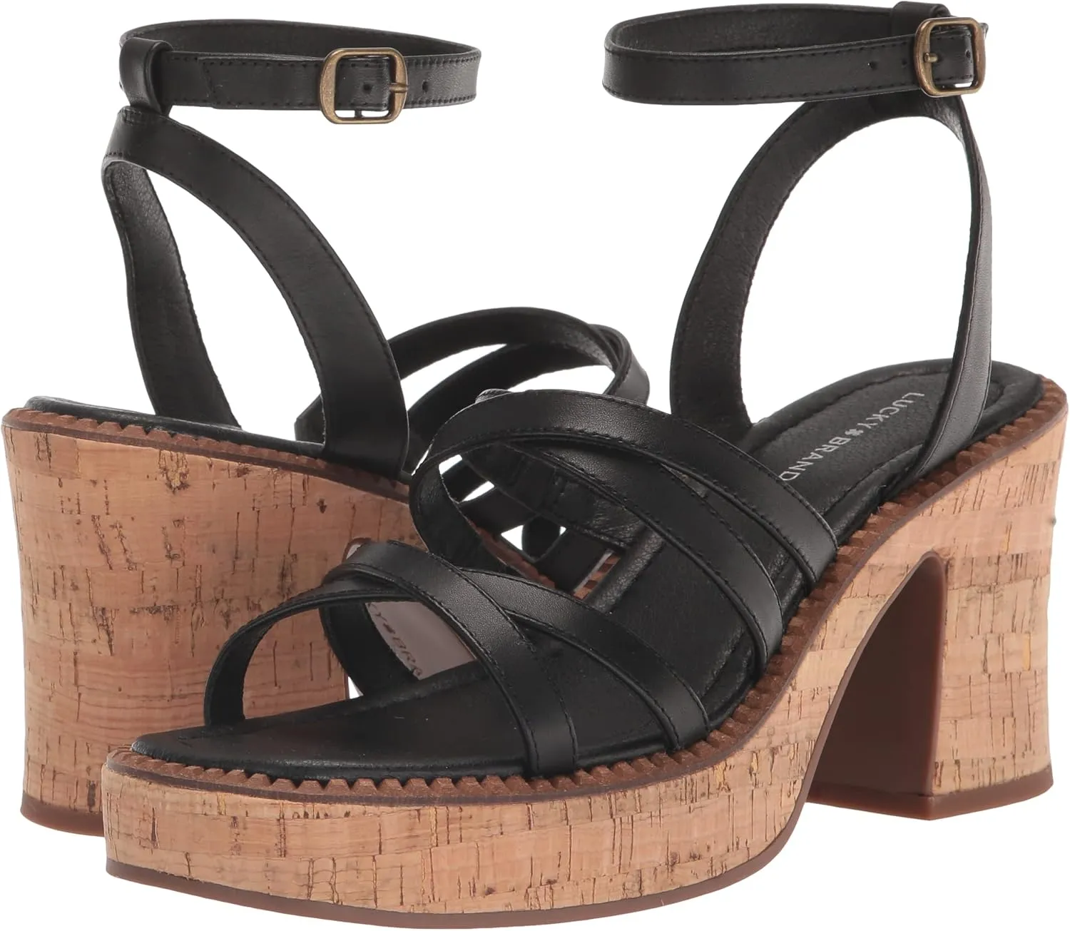 Lucky Brand Women's Taiza Platform Sandal Heeled