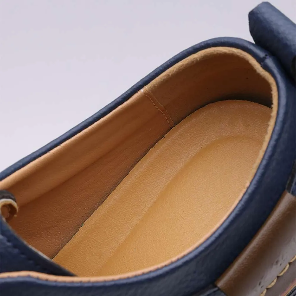 Men's Oxford Shoes Casual Leather Dress Shoes Breathable Lace Up Shoes for Business Office Wear