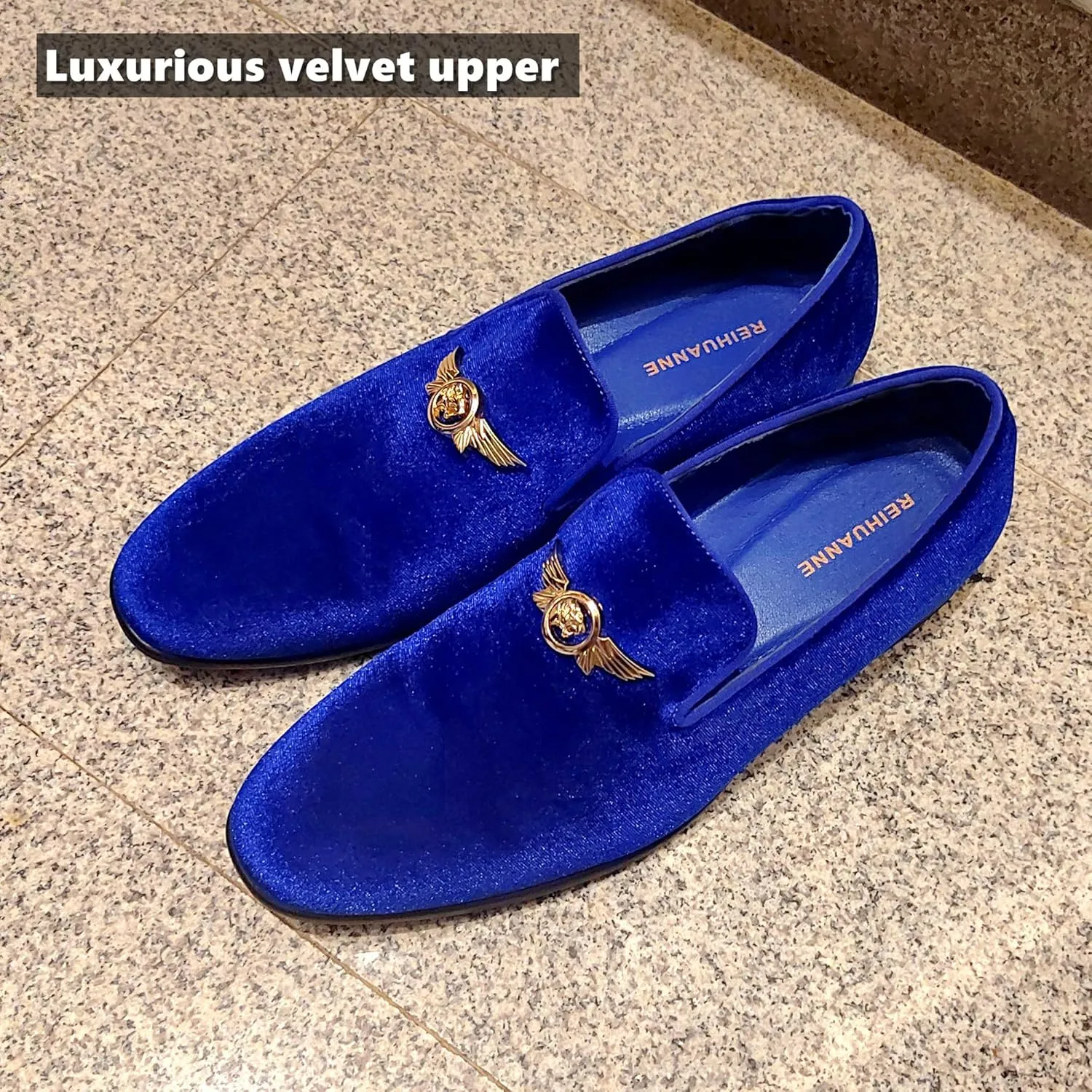 Men's Penny Slip-on Velvet Loafer Suede Dress Shoes Designer Smoking Slipper Prom Wedding Shoes