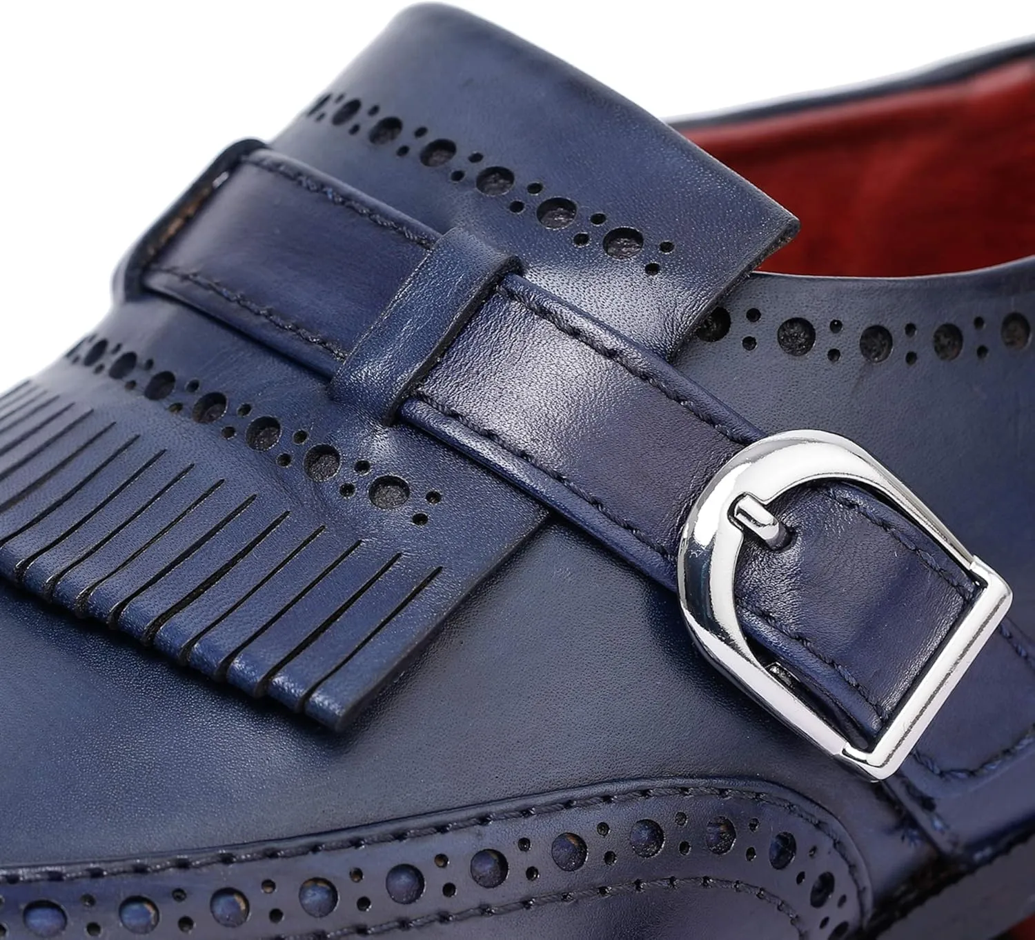 Men's Wingtip Brogue Kiltie Monk Strap Loafer Dress Shoes