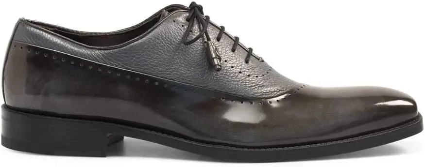 Mezlan Men's Postdam Oxford (Grey, 9.5)