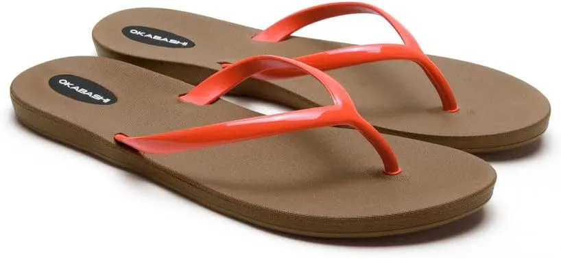 OKABASHI Women's Shoreline Flip Flop | Sculpted Footbeed for All-Day Comfort | Slip-Resistant & Waterproof | Sustainably Made in the USA