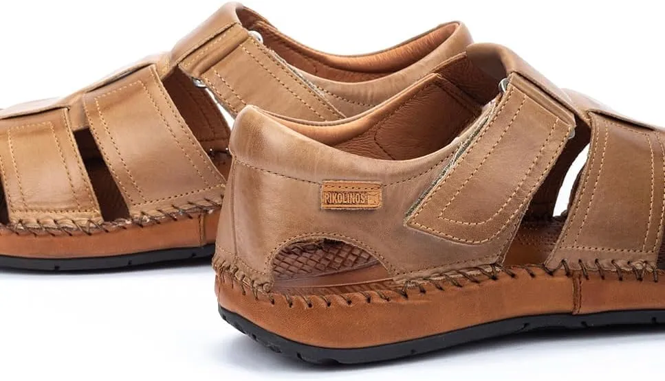 PIKOLINOS Flat Sandals Leather Tarifa for Man