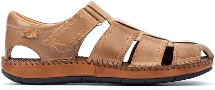 PIKOLINOS Flat Sandals Leather Tarifa for Man