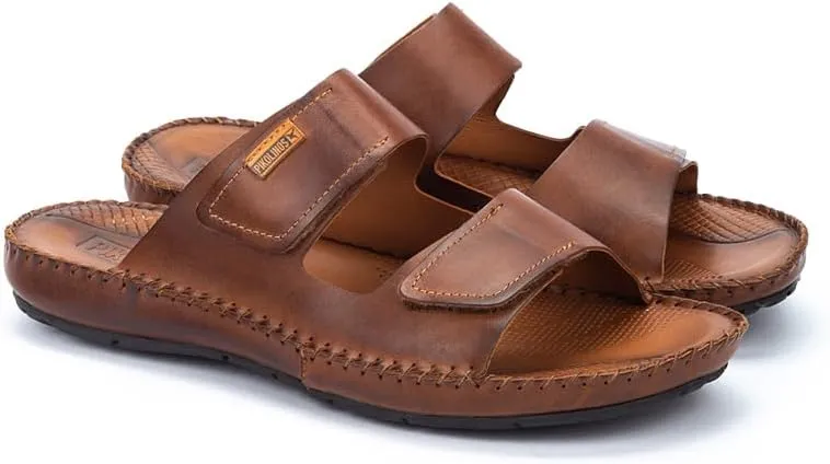 PIKOLINOS Flat Sandals Leather Tarifa for Man