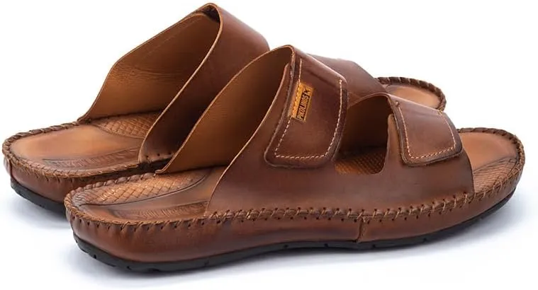 PIKOLINOS Flat Sandals Leather Tarifa for Man