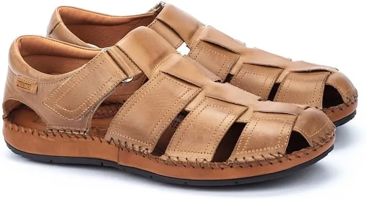 PIKOLINOS Flat Sandals Leather Tarifa for Man