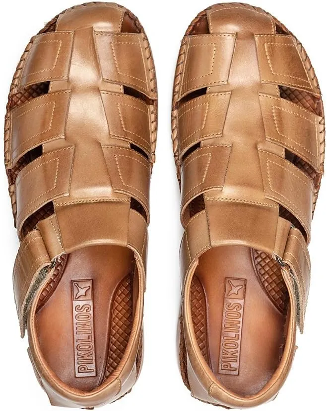 PIKOLINOS Flat Sandals Leather Tarifa for Man