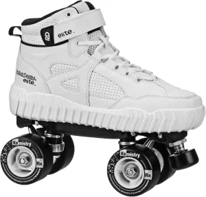 Roller Derby Glidr Sneaker Skate White/Black Size Mens7/Womens8