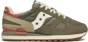 Saucony Men's Shadow Original Sneaker, Olive/Rust, 9.5