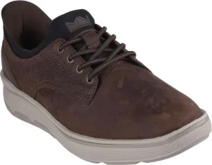 Skechers - Mens Mark Nason: Casual Glide Cell - Duncan Slip On Shoes, Color Red/Brown, Size: 9.5 M US