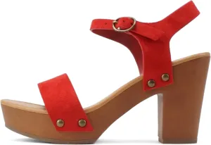Soda CHIVAS ~ Women's Bold Buckles Studded Wedge Sandal
