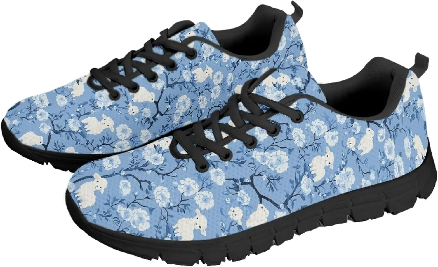 Sports Trainer Running Sneakers for Women Girls Causal Travel Shoes Outdoor Walking Low Heel Lace up Shoe Breathable Flexible for Lady