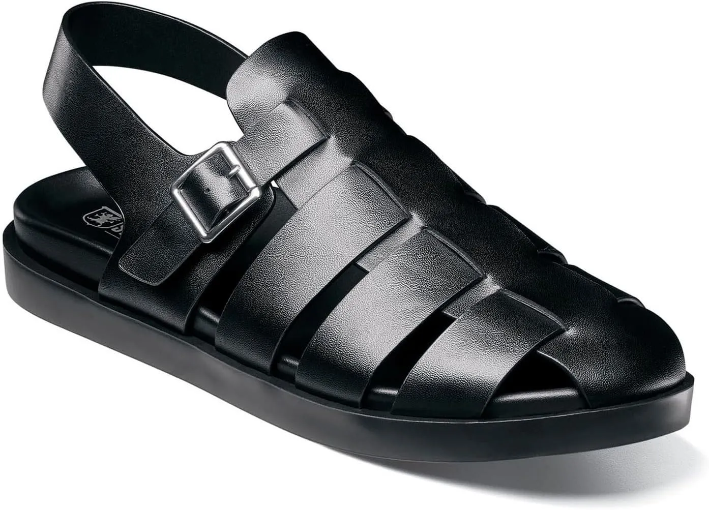 STACY ADAMS Men's Montego Slingback Buckle Sandal Flat